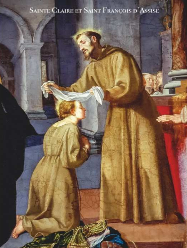 poster Saint François et Sainte Claire d'Assise